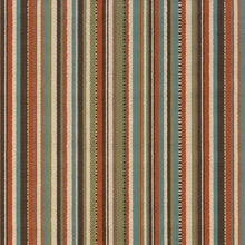 2’X8’ Green And Brown Striped Indoor Outdoor Runner Rug