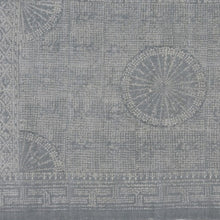 4’ X 6’ Sky Gray Distressed Medallion Area Rug
