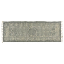 4’ X 6’ Sky Gray Distressed Medallion Area Rug