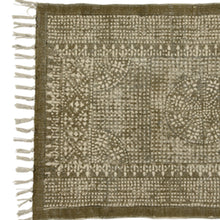 2' X 3' Putty Distressed Medallion Scatter Rug