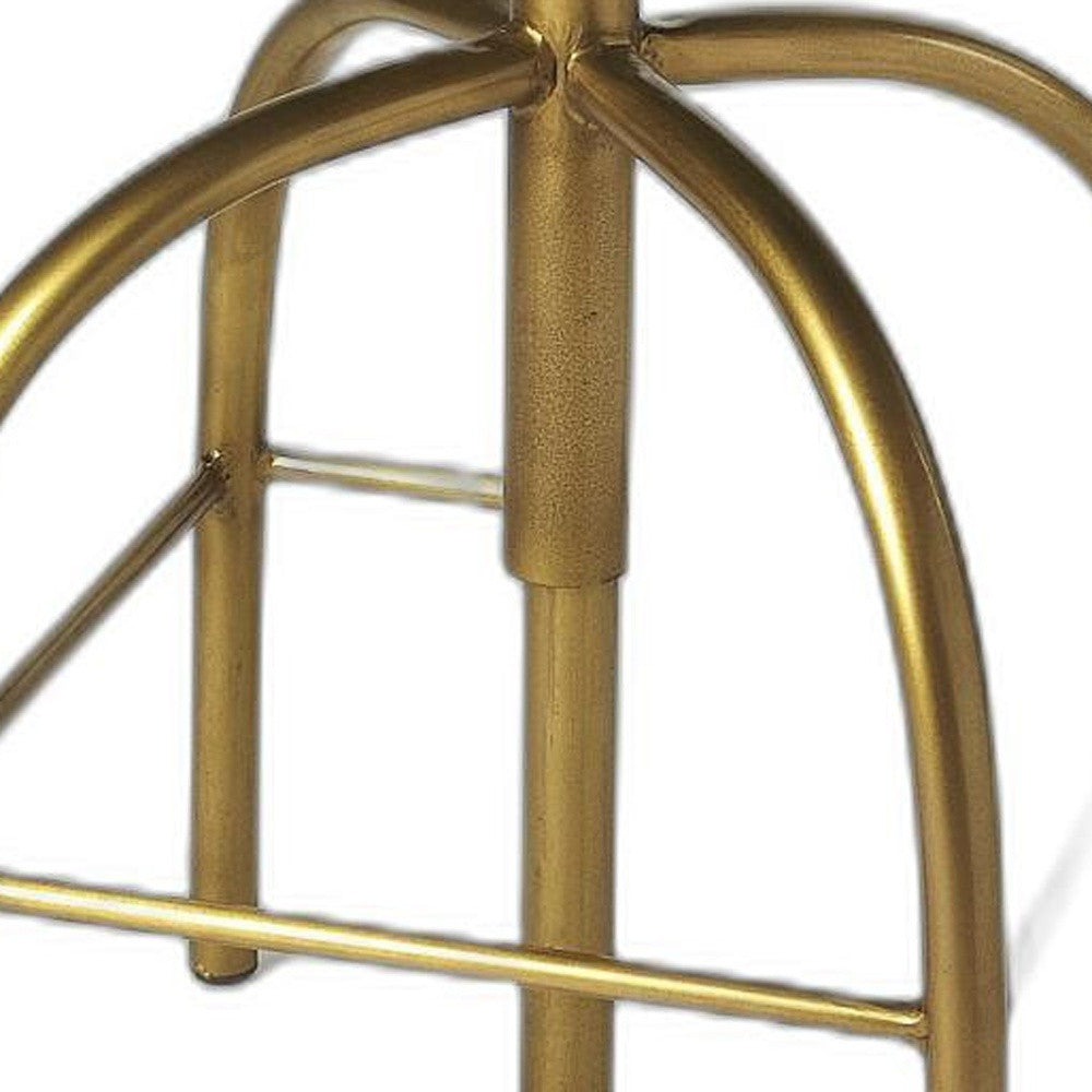 Hair On Hide Leather Bar Stool