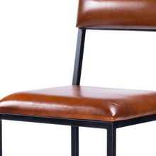 Classic Leather And Metal Counter Stool