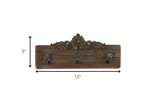 Ganchos de pared de madera tradicionales