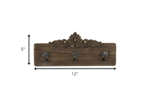 Ganchos de pared de madera tradicionales