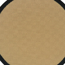 Beige And Black Plain Indoor Outdoor Runner Rug - 2’ x 8’