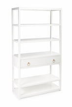 Lark White Bookshelf