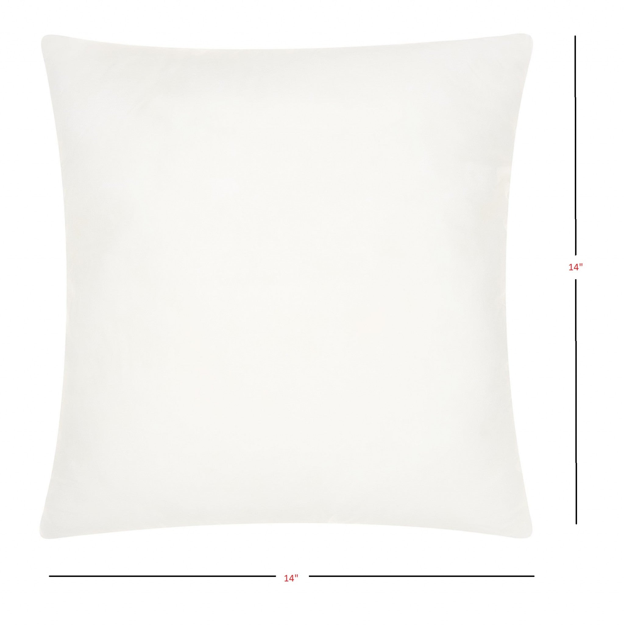 Inserto de almohada cuadrado blanco Choice de 14" X 14"