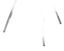 Silla decorativa de cuero blanco