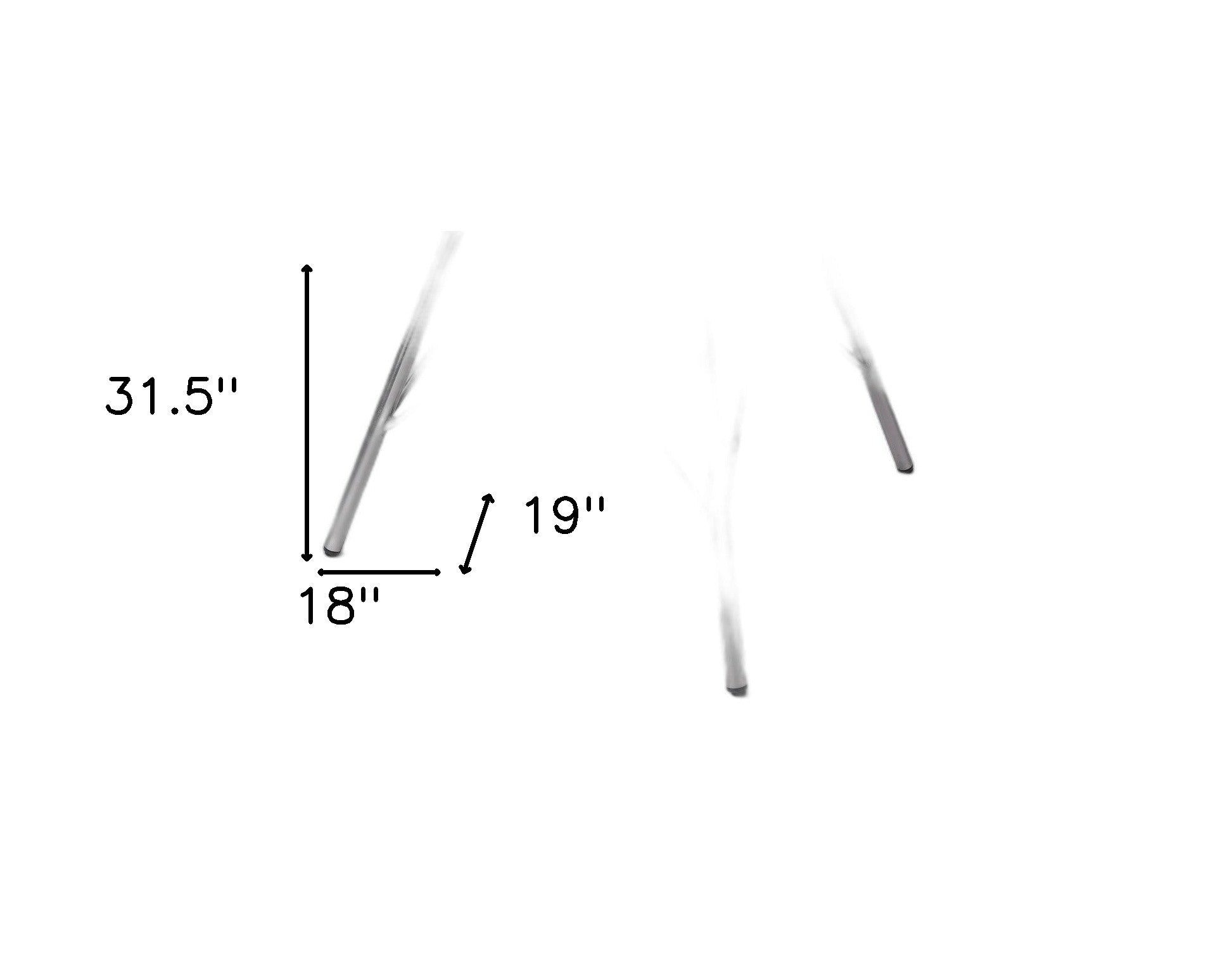 Silla decorativa de cuero blanco