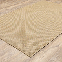 2’X8’ Solid Sand Beige Indoor Outdoor Runner Rug