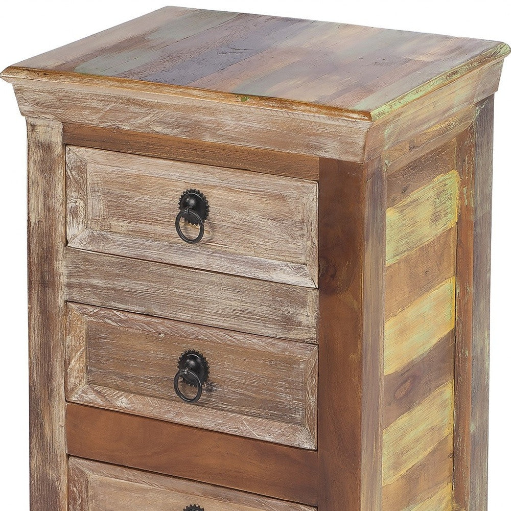 16" Assorted Solid Wood Three Drawer Standard Chest
