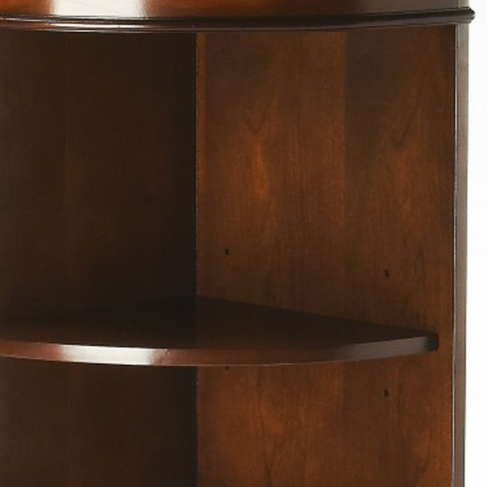 Traditional Cherry Corner Cabinet