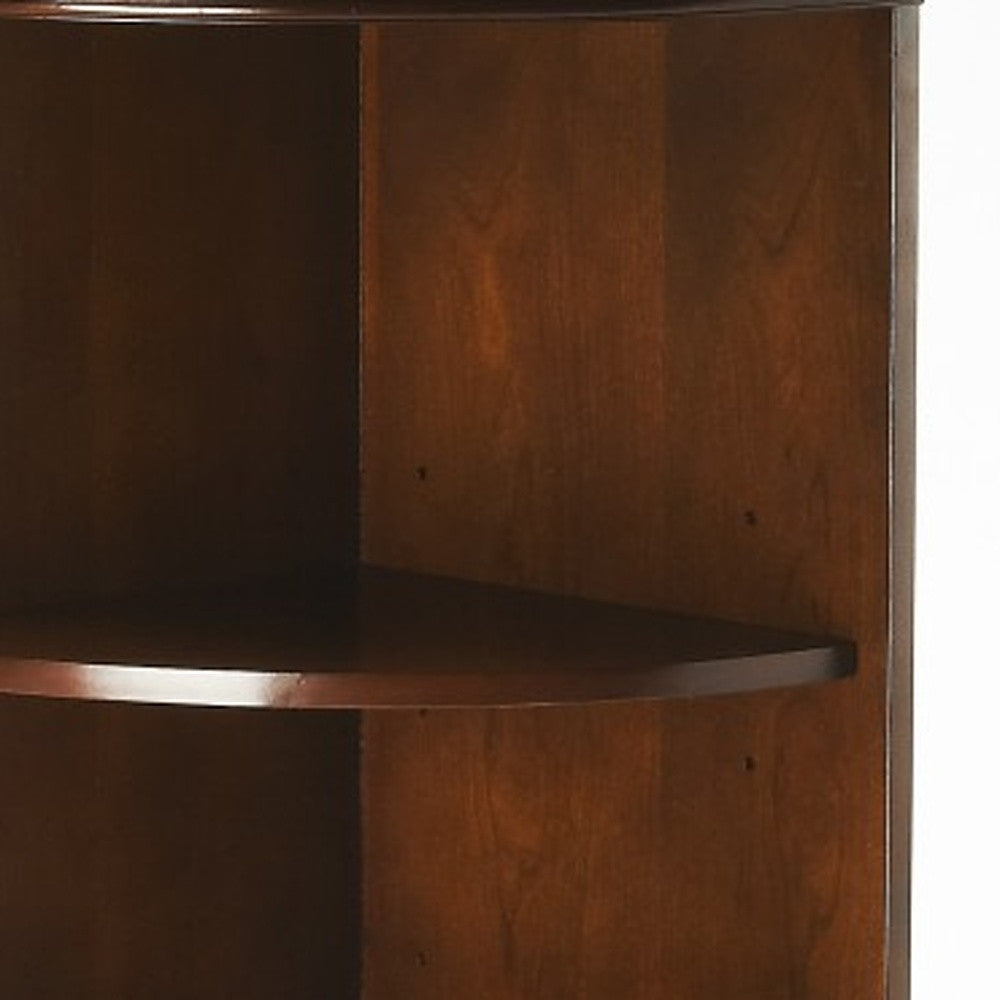 Traditional Cherry Corner Cabinet