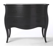 Black 2 Drawer Chest