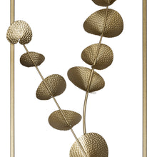 Framed Metal Plant Wall Decor