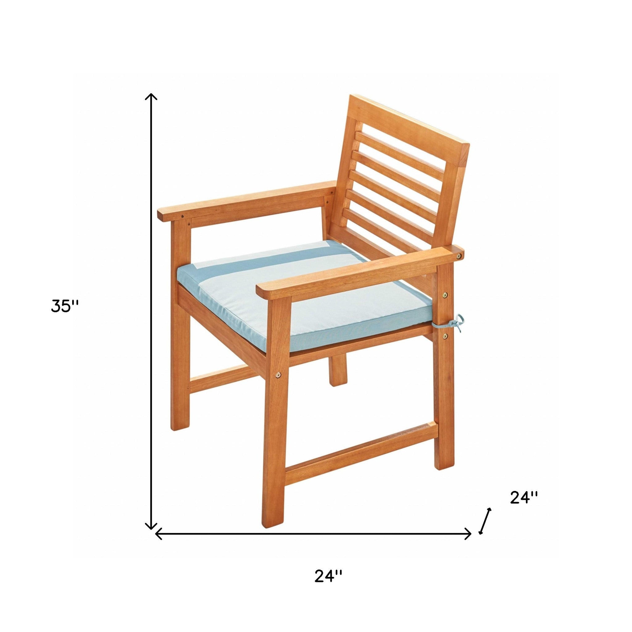 Light Wood Dining Armchair