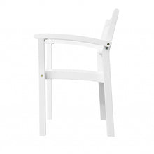 Set Of Two White Stacking Armchairs