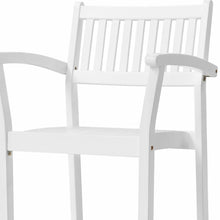 Set Of Two White Stacking Armchairs