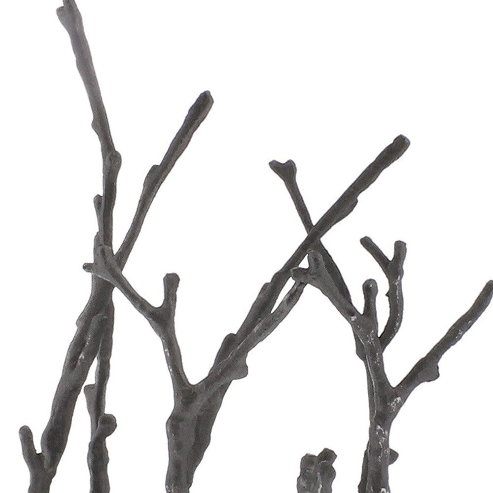 Wide Metal Branches Sculpture