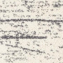 4’ X 6’ White And Gray Checkered Area Rug