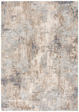 3’ X 5’ Beige And Ivory Abstract Area Rug