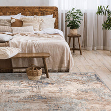 3’ X 5’ Beige And Ivory Abstract Area Rug