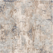 3’ X 5’ Beige And Ivory Abstract Area Rug