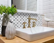 Light Gray And White Coli Peel And Stick Tiles - 4