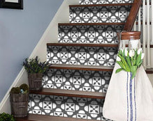 Dark Gray And White Coli Peel And Stick Tiles - 4