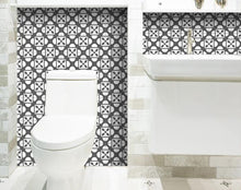 Dark Gray And White Coli Peel And Stick Tiles - 4