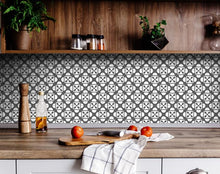 Dark Gray And White Coli Peel And Stick Tiles - 4