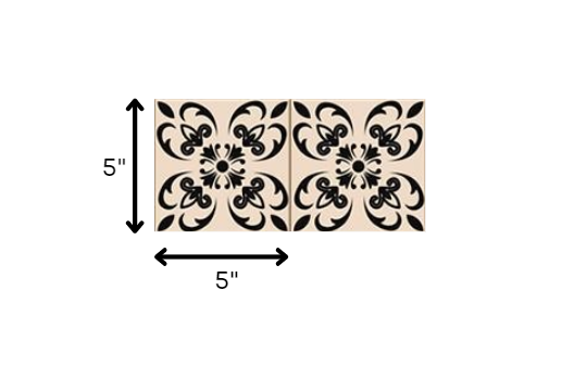 Mini Orchid Peel And Stick Removable Tiles - 4" x 4"