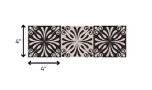 Cinnamon Swirl Peel And Stick Removable Tiles - 4