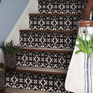 4" X 4" Black Sheep Peel And Stick Removable Tiles