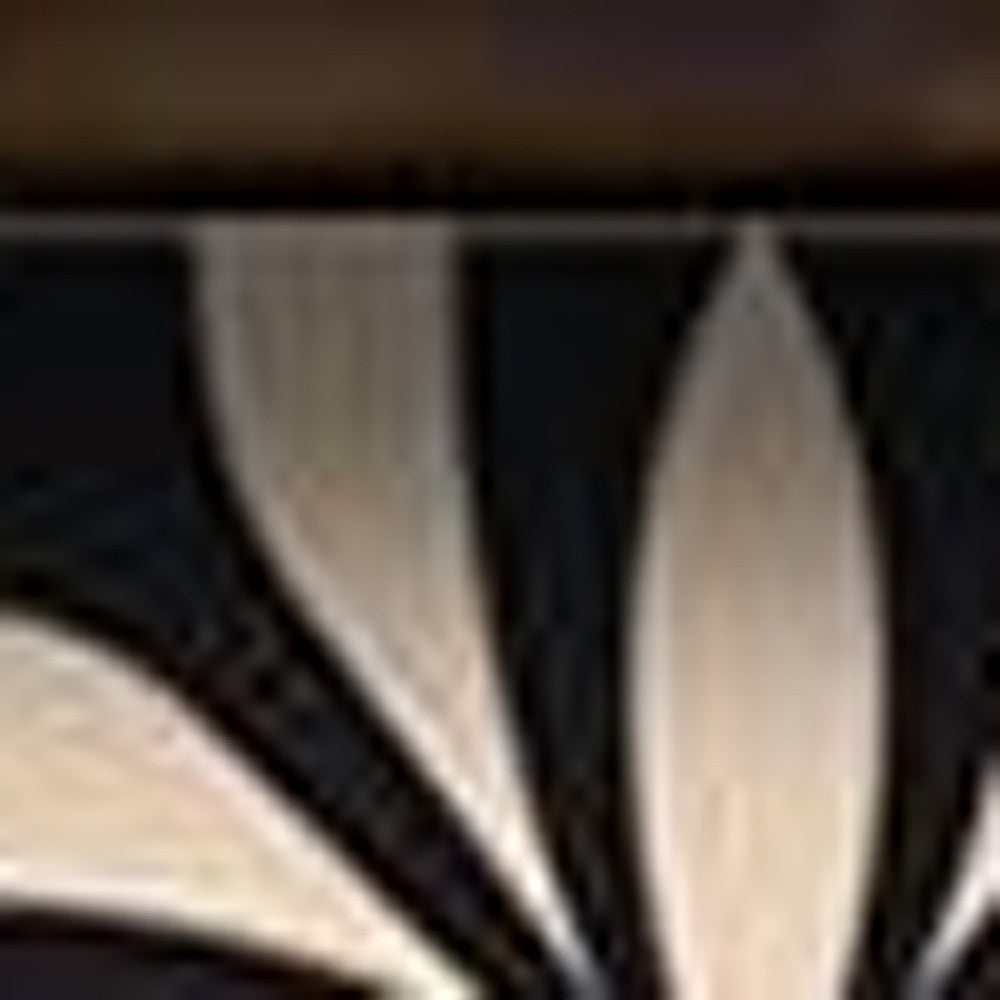 Intertwined Black And Cream Peel And Stick Removable Tiles - 4" x 4"