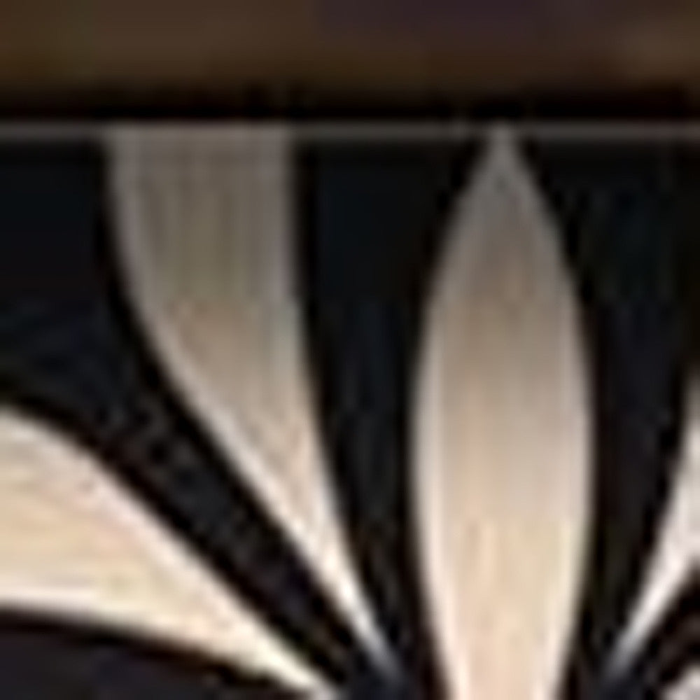 Intertwined Black And Cream Peel And Stick Removable Tiles - 4" x 4"