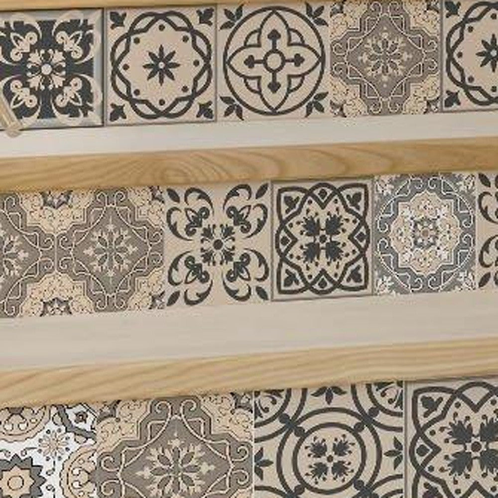 4" X 4" Espresso Brown Mosaic Peel And Stick Removable Tiles