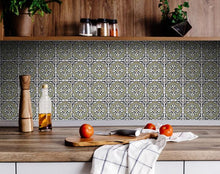Vintage Sage Medallion Peel And Stick Removable Tiles - 4