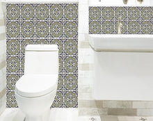 Vintage Sage Medallion Peel And Stick Removable Tiles - 4