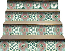 Vintage Green And Taupe Mosaic Peel And Stick Removable Tiles - 4