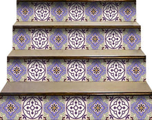 Vintage Purple And Taupe Mosaic Peel And Stick Removable Tiles - 4