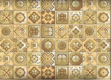 Vintage Beige And White Peel And Stick Removable Tiles 4