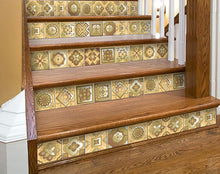 Vintage Beige And White Peel And Stick Removable Tiles 4