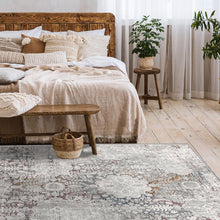 5” X 8” Gray Abstract Patterns Area Rug