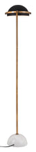 Black and Gold with White Marble Floor Lamp 61