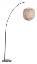 Natural Cozy Arching Floor Lamp