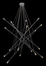 Intersected Ceiling Lamp Chrome