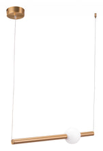 Vertical Cylinder Lamp Gold