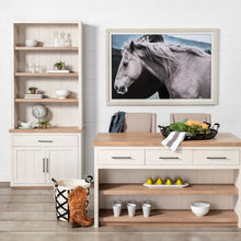 Black Woven Metal Basket With Cream Fabric Liner