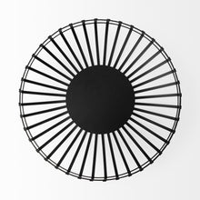 Set Of Two Black Metal Wire Decorative Bowls